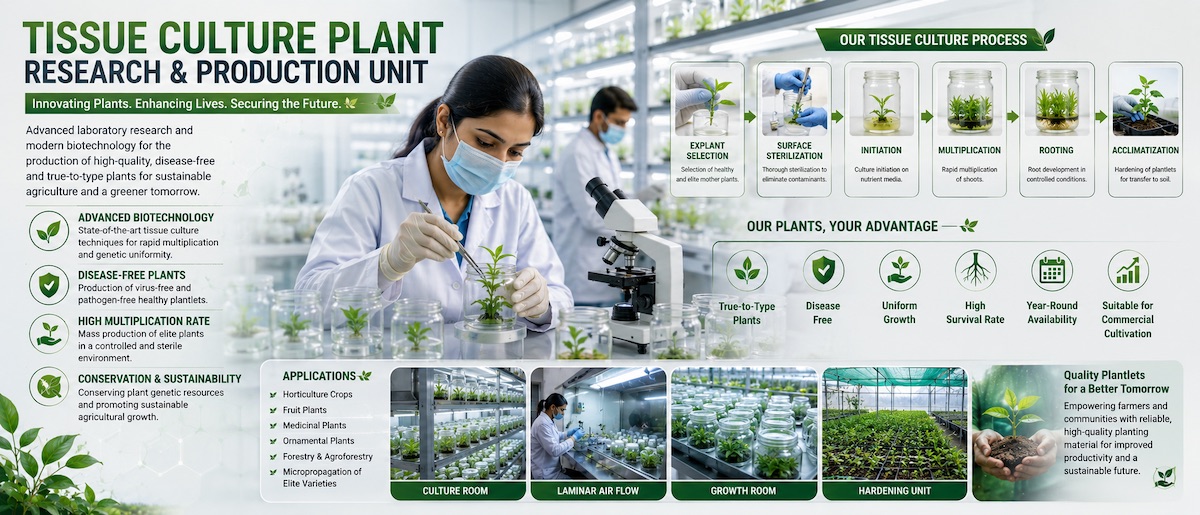 Tissue Culture Plant Research & Production Unit
