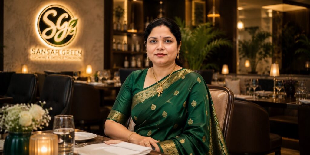 Rimi Singh, Managing Director of Sansar Green, attending a professional seminar.